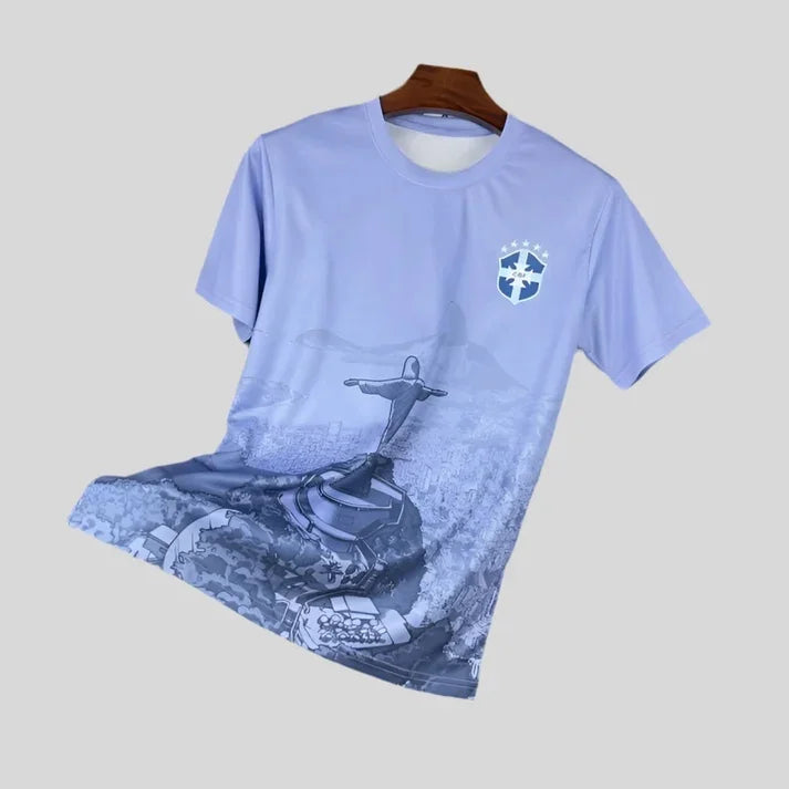 Retro Brazil Jesus Jersey